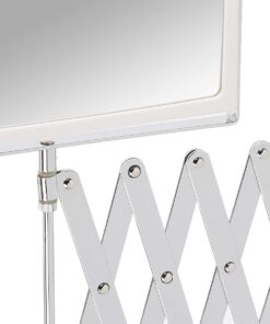 JERDON Two-Sided Swivel Wall Mount Mirror - Vanity Mirror with 5X Magnification & 30 inch Wall Extension - Model J2020C 36 61aDX5QjbQL