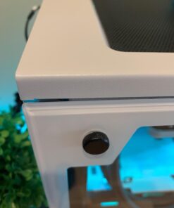 Fractal Design Meshify C - Compact Mid Tower Computer Case - Airflow/Cooling - 2X Fans Included - PSU Shroud - Modular Interior - Water-Cooling Ready - USB3.0 - Tempered Glass Side Panel - White TG 77 61aDzXCg kL