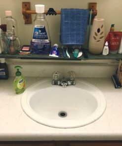 Expandable Scroll Metal 1 shelve,Over The Sink Shelf - Black 30 61aF99djyQL