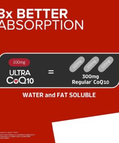 Qunol CoQ10 100mg Softgels, Ultra CoQ10 100mg, 3x Better Absorption, Antioxidant for Heart Health & Energy Production, Coenzyme Q10 Vitamins and Supplements, 4 Month Supply, 120 Count 20 61aFn6ZnGL 3