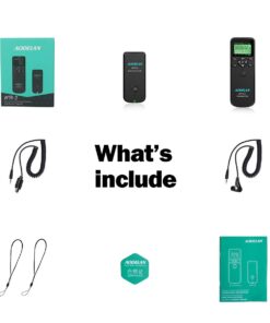 AODELAN WTR2 Wireless Shutter Release Timer Remote Control for Nikon Z6, Z7, Coolpix P1000, D850, D810, D700, D4, D5, D4s, D3100, D5000, D7200, D600, D610, D750, D3200, D3300; Replace MC-DC2, MC-36 19 61aHJubFo7L