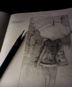 Leda Art Supply Large Sketchbook 160 Pages Softbound Cover Sketchbook for Artists - Drawing Notebook for All, Leather Sketchbook Ideal for Ink, Water Color, Pen, Pencils | 7 x 10 inch Art Journal youth large / 11-13 61 61aI hYDDCL