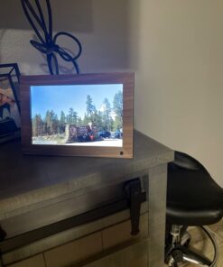 Canupdog 10.1 WiFi Digital Picture Frame, IPS Touch Screen Smart Cloud Digital Photo Frame with 16GB Storage, Wall Mountable, Auto-Rotate, Motion Sensor, Share Photos via Frameo App 10.1 inch Wooden 37 61aJFeCZSKL