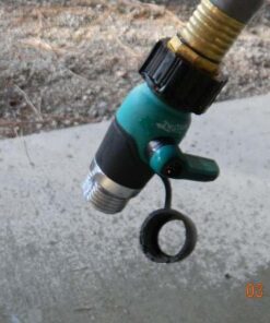 Garden Hose Shut Off Valve, Garden Hose Connector, Water Hose Shut Off Valve, Hose Valve Shut Off, Shut Off Valve for Garden, Garden Hose Shut off valve Heavy Duty 0° Straight 41 61aJw5Ws69L