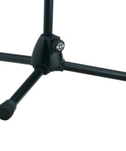 K&M - Konig & Meyer 25950.500.55 - Very Low Level Microphone Compact Stand - 2-piece Telescopic Boom Arm - Zinc Die-Cast Base - Professional Grade For All Musicians - German Made - Black Black Boom Arm 2-piece 6 61aKIFfAzzL
