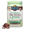 Garden of Life Raw Organic Protein & Greens Chocolate - Vegan Protein Powder for Women and Men, Plant and Pea Protein, Greens & Probiotics - Gluten Free Low Carb Shake Made Without Dairy, 20 Servings 20 Servings (Pack of 1) 6 61aNPSfwDLL 2