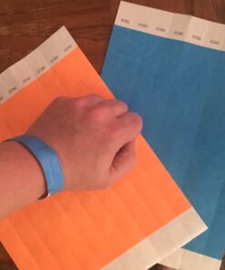 WristCo 5 Color Variety Pack Tyvek Wristbands for Events - 500 Count - Comfortable Tear Resistant Paper Bracelets ID Wrist Bands for Concerts Festivals Admission Party Identification Multi-colored 16 61aOP49OBL