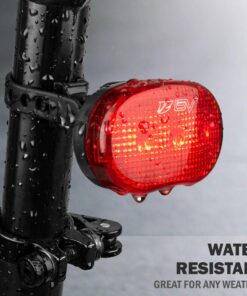 BV Bike Lights, Super Bright with 5 LED Bike Headlight & 3 LED Rear, Bike Lights for Night Riding with Quick-Release, Waterproof Bicycle Light Set, Bike Accessories, Bicycle Accessories, Flashlight Battery Powered 37 61aOSKnJFDL