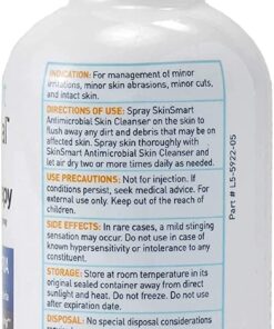 SkinSmart Antimicrobial Eczema Therapy with Hypochlorous Acid, Removes Bacteria so Skin Can Heal, for Adults, Kids and Seniors, 8 Ounce Clear Spray 8 Fl Oz (Pack of 1) 32 61aPGgR9dHL