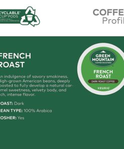 Green Mountain Coffee French Roast, K-Cup Portion Pack for Keurig K-Cup Brewers, 24-Count 24 Count (Pack of 1) 13 61aPJHM cFL