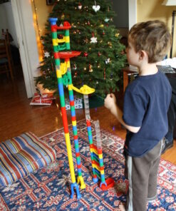 Marble Run: 123 Piece Set (103 Durable Pieces and 20 Marbles) Exclusively at MINDWARE! 25 61aQqUd7zKL