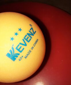KEVENZ 60-Pack 3 Star Ping Pong Balls, 40+mm Advanced Table Tennis Ball, Bulk Outdoor Ping Pong Balls, Orange A, Orange, 60-Pack 22 61aSpb93zmL