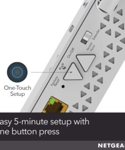 NETGEAR WiFi Mesh Range Extender EX6100 - Coverage up to 1000 sq.ft. and 15 devices with AC750 Dual Band Wireless Signal Booster & Repeater (up to 750Mbps speed), plus Mesh Smart Roaming AC750 WiFi 29 61aUYUm55SL 3