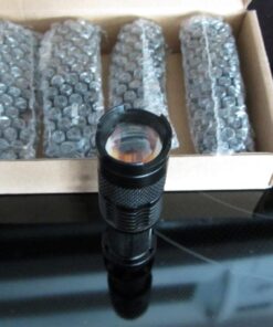 5 Pack SK-68 3 Modes Handheld Mini Cree Q5 LED Flashlight Torch Tactical Lamp 7w 300lm Adjustable Focus Zoomable Light 36 61aUfr4t ZL