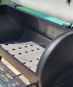 Fireblack® Hi Temp BBQ smoker Gasket Self Stick 15 ft High Heat 1/2 x 1/8 Black 33 61aVdwf pL