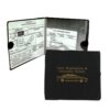 Set of 4 Auto Car Registration Insurance Holder Wallet - Document Id Black Case for Car Truck Boat 12 61aVi2QDKL