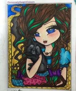 Sweet & Simple Whimsy Girls: Mermaids and More to Color 81 61aWzJPesZL