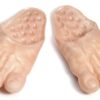 Vinyl Funny Feet Slipper Adult Male One Size As Shown