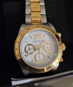 Invicta Men's Speedway Collection Stainless Steel Watch 39.5 mm Two-Tone 45 61aYeOMafaL