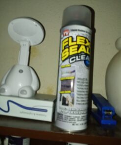 Flex Seal, 14 oz, 2-Pack, Clear, Stop Leaks Instantly, Transparent Waterproof Rubber Spray On Sealant Coating, Perfect for Gutters, Wood, RV, Campers, Roof Repair, Skylights, Windows, and More 32 61ackKCi3iL