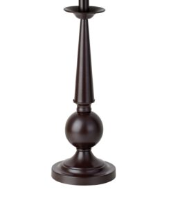 Globe Electric 12398 Set of Two 27" Table Lamps, Bronze Finish, Beige Shades Oil-Rubbed Bronze 24 61acxypUDQL