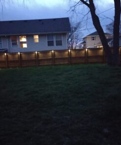 OTHWAY Solar Fence Post Lights Wall Mount Decorative Deck Lighting, Black, 4 Packs 37 61adRi3odTL