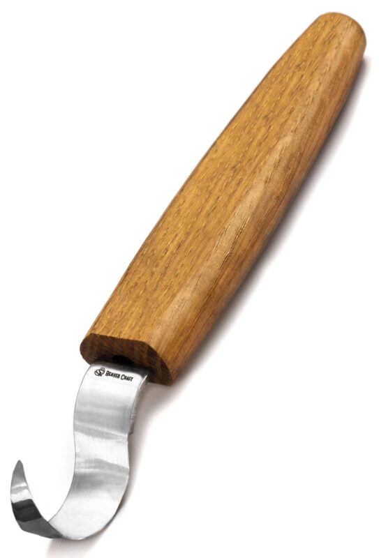 Catalog 2 BeaverCraft Wood Carving Hook Knife SK1 for Carving Spoons Kuksa Bowls and Cups Spoon Carving Tools Basic Crooked Knife for Professional Spoon Carvers and Beginners Right-Handed Hook Knife
