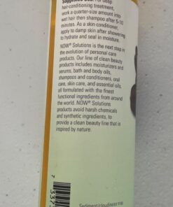 NOW Solutions, Organic Jojoba, Moisturizing Multi-Purpose Oil for Face, Hair and Body, 8-Ounce 8 Fl Oz (Pack of 1) 28 61an899BkrL