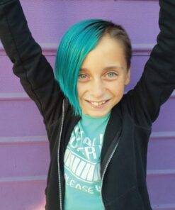 MANIC PANIC Atomic Turquoise Hair Dye - Classic High Voltage - Semi Permanent Bright Neon Aqua Blue Hair Color With Green Undertones - Vegan, PPD & Ammonia Free (4oz) 28 61anBQQ9QxL