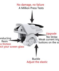 Alternative view of MIWORM Mobile Controller - Mobile Game Controller, Cellphone Game Trigger, Battle Royale Sensitive Shoot and Aim Gift for Kids (Mobile Game Controller E) Mobile Game Controller E