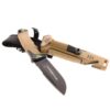 StatGear Surviv-All Fixed-Blade Bowie Knife with Sheath, Firestarter, Sharpener & Cord Cutter for Hunting Camping Outdoors Hiking EDC 4 61ar IGp0 L