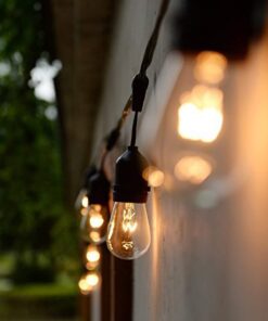 20 Pack S14 Clear Bulbs 11 Watt Warm Replacement Incandescent Glass Light Bulbs with E26 Medium Base for Indoor and Outdoor Commercial Grade Outdoor Patio Vintage String Lights 20 61arsA a6OL