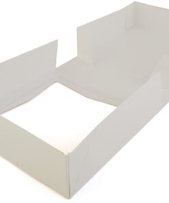 Southern Champion Tray 24133 White Paperboard Window Bakery Box, 9". Length x 9" Width x 2-1/2" Height (Case of 200) 9" x 9" x 2-1/2" 23 61atT6dDqCL