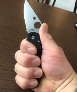 Spyderco Para 3 Signature Folding Utility Pocket Knife with 2.95" Stainless Steel Blade and G-10 Handle - Everyday Carry - PlainEdge - C223GP 35 61atnmPBntL