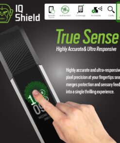 IQShield Screen Protector Compatible with Fitbit Alta HR (2017,Alta 2016,Ace 2018)(6-Pack) Anti-Bubble Clear TPU Film 1.38 INCH 35 61awl2HLZ4L