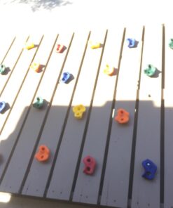 Squirrel Products Kids Rock Climbing Holds Indoor & Outdoor Playground Accessories Rock Wall Climbing Kit with Mounting Hardware 20 Pack XL Deluxe 47 61awtbUFaL