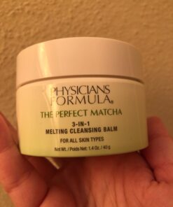 Physicians Formula Face Cleansing Balm The Perfect Matcha 3-in-1 Makeup Remover For Eye, Lip, Or Face, Deeply Cleanses Pores And Removes Impurities, Ultra Nourishing Soothing Treatment 33 61axgHt1W6L