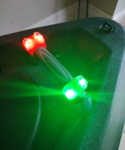 Botepon Battery Operated Kayak Navigation Lights, Marine Led Boat Lights, Boat Bow Lights and Stern Lights for Pontoon Boat Bass Boat Jon Boat Dinghy Kayak Yacht Jet Ski 1Pcs Red, 1Pcs Green 36 61ayTf1M7tL