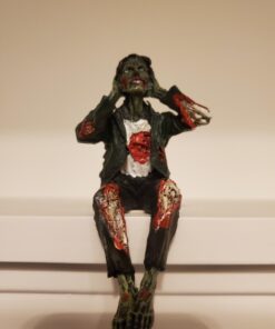 Walking Dead Zombie Undead See Hear Speak No Evil Set of Shelf Sitters Computer Top Statue Figurines 28 61azzouWDCL