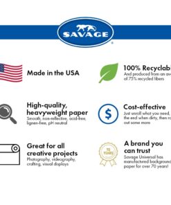 Savage Seamless Background Paper - #20 Black (53 in x 36 ft) 53 in x 36 ft 32 61b Q7oxkqL 1