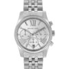 Michael Kors Women's MK5555 - Vintage Classic Lexington Chronograph Silver Watch