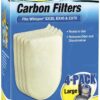 Tetra Carbon Filters for Aquariums, Fits Whisper EX Filters, Cleans Aquarium Water, 4 Count 4-Count large 34 61b43w2rpCL