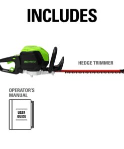 Greenworks Pro 80V 26" Cordless Hedge Trimmer, Tool Only, Battery Powered, Green 3/4" Cut (Tool Only) 26 61b4rvWC1US