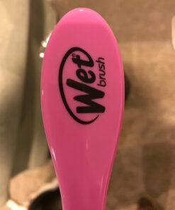 Wet Brush Detangling Brush, Original Detangler Brush (Pink) - Wet & Dry Tangle-Free Hair Brush for Women & Men - No Tangle Soft & Flexible Bristles for Straight, Curly, & Thick Hair Pink 1 Count (Pack of 1) 37 61b5cwjXZfL 1