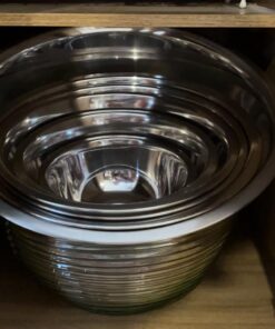 FineDine Stainless Steel Mixing Bowls (Set of 6) - Easy To Clean, Nesting Bowls for Space Saving Storage, Great for Cooking, Baking, Prepping 6 Pack 40 61b61BFE0FL