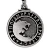 Pewter Odin's Wolves Norse Rune Wolf Pendant 16 61b7XsD0 AL