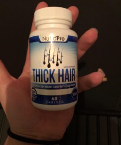 Thick Hair Growth Vitamins– Hair Growth Pills With DHT Blocker Stimulates Faster Hair Growth for Weak, Thinning Hair–Biotin Hair Supplements with Keratin & Collagen Helps Men&Women Grow Perfect Hair. 60 Count (Pack of 1) 49 61b8Kd0J5qL 1