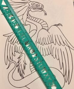 The Book of 100 Dragons: A Fantasy-themed coloring book 31 61b8WccLf2L