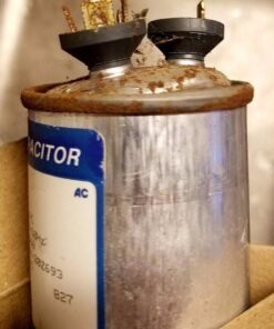 GE Genteq Replacement for Capacitor 30/5 uf 370 volt 97F9833, 370V, 30/5 MFD, Dual Run, Round Capacitor 25 61b9zkMhyoL