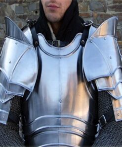 Steel Warrior Pauldron Medieval Shoulder Armor Set 20g 11 61bAsaOOQ1L